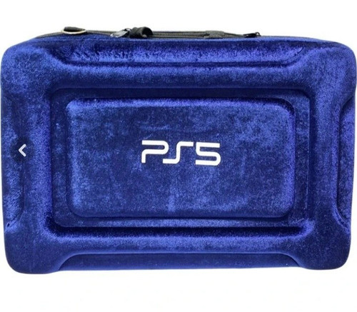 کیف کنسول بازی سونی PS5 Slim مخملی آبی