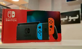 کنسول بازی نینتندو سوییچ کپی خور قرمز آبی Nintendo Switch در حد فول لوازم پویا گیم لند