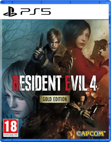 بازی Resident Evil 4 Gold Edition مخصوص PS5 رزیدنت اویل گلد ادیشن نسخه طلایی با کد پویا گیم لند