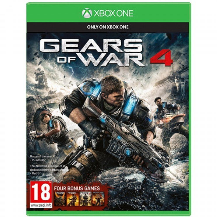 دیسک بازی Gears of War 4 نسخه Xbox One ایکس باکس گیرز آف وار پویا گیم لند