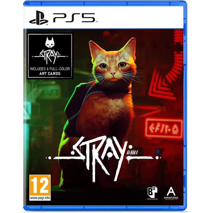 دیسک بازی Stray مخصوص PS5 گربه استری پویا گیم لند