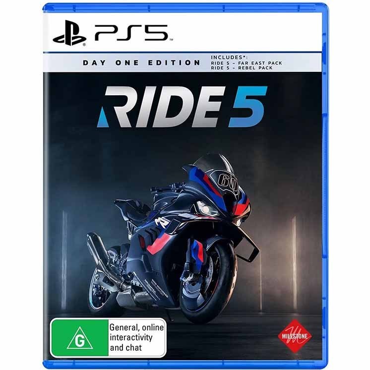 دیسک بازی Ride 5 برای ps5 موتور سنگین  GP ریسینگ پویا گیم لند