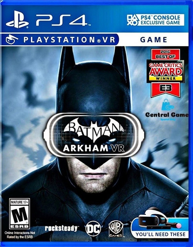 دیسک بازی Batman: Arkham VR مخصوص PS4 - بتمن وی آر- پویا گیم لند
