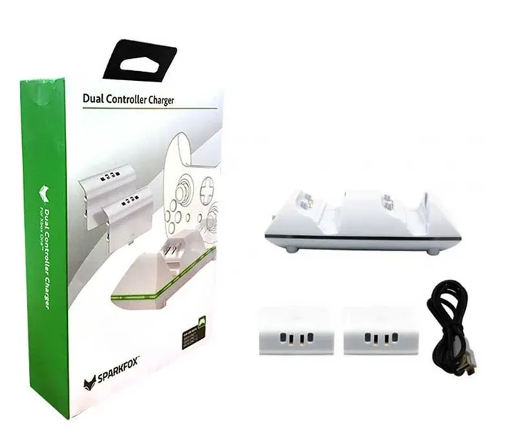 پایه شارژر و باتری Sparkfox مخصوص دسته بازی Xbox One - ONE S - ONE X